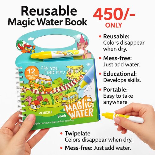 reusable magic water book
