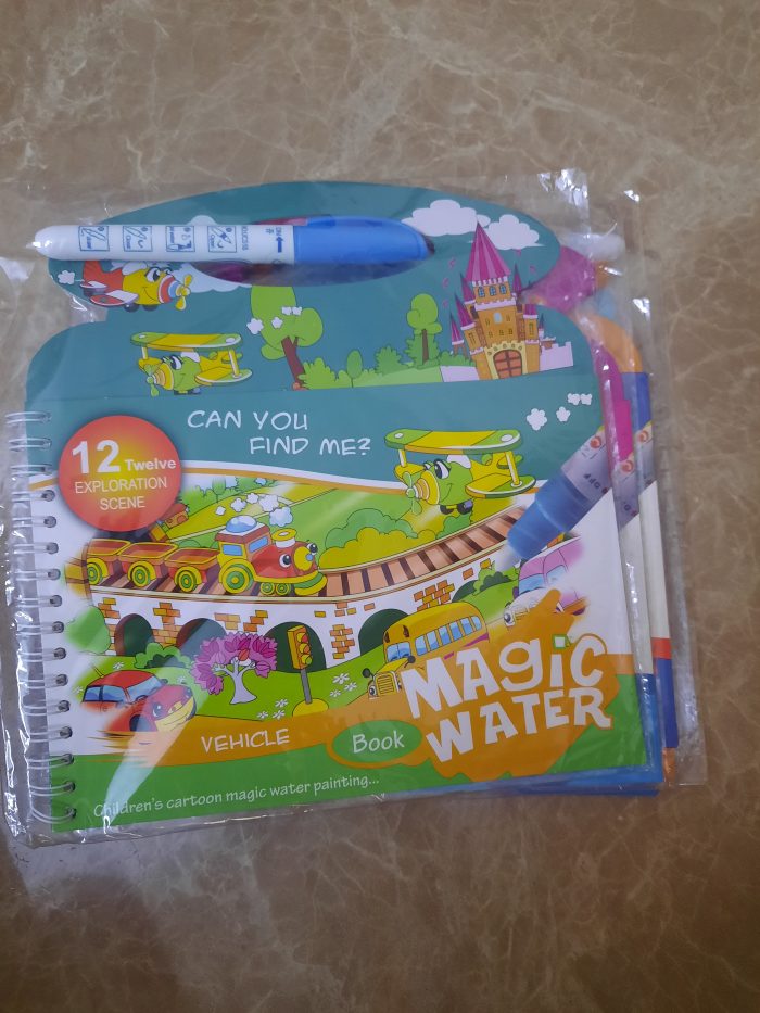 Magic water painting book (reusable) - Image 2