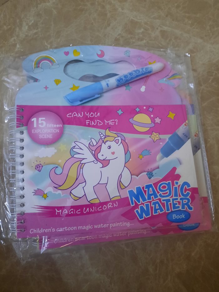 Magic water painting book (reusable)