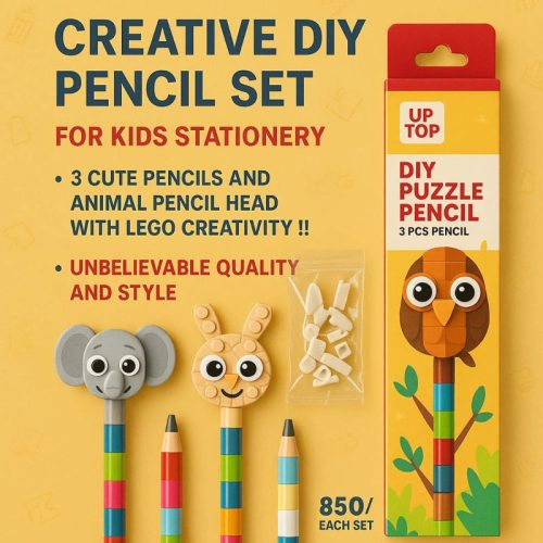 Lego Puzzle Pencil Set