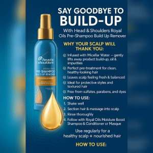 Head shoulder Dandruff remover by USA
