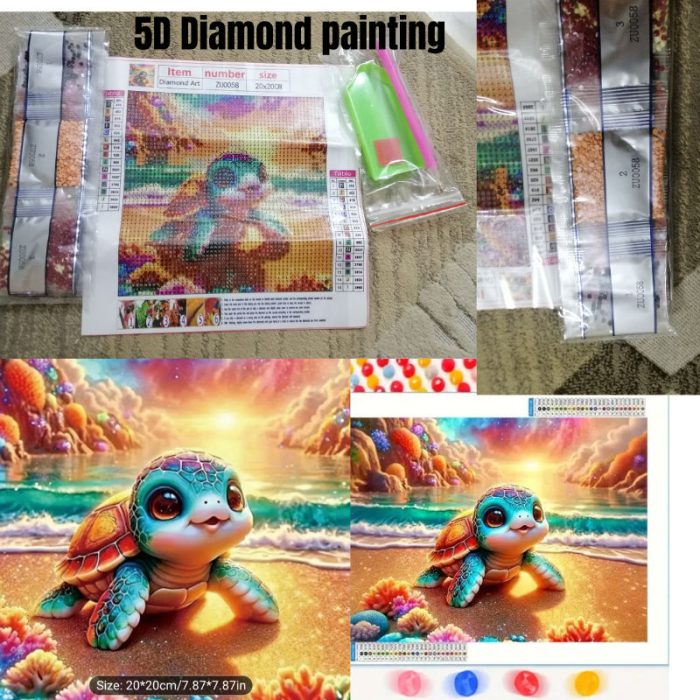 Turtle on a beach Art