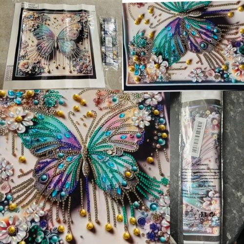 5-D Diamond painting Butterfly